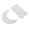 Wind Chimes Resin Mold Reusable Elastic Moon Star Wind Chimes Silicone Mould DIY Epoxy Mould Wall