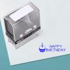 HAPPY BIRTHDAY Self Inking Rubber Stamp Custom Colop Office Stationary P20 Mini