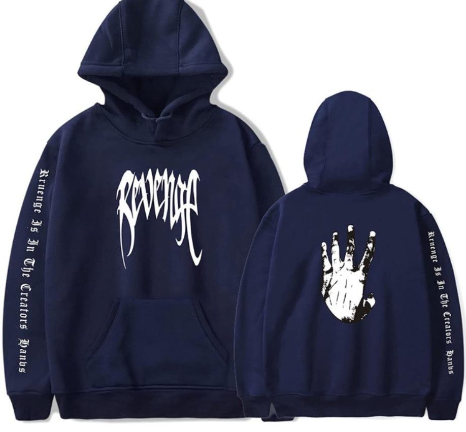 Trendy Rapper Fashion Fleece Hooded Long Sleeve Sweater Warm Jacket