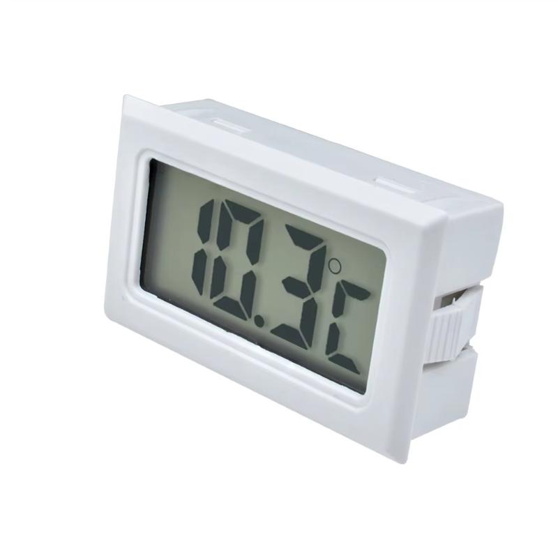 Mini Digital Thermometer -20°C To 110°C Lcd Display With 1Meter Ntc Sensor For Home Kitchen Refrigerator Temperature Monitoring