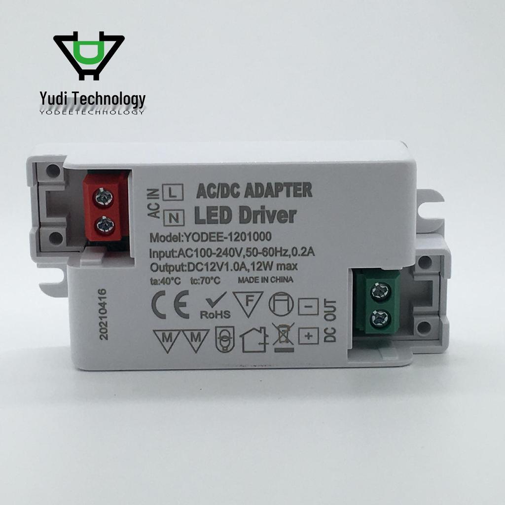 24V 0.5A LED Power Supply, 12W Driver, Compact Size
