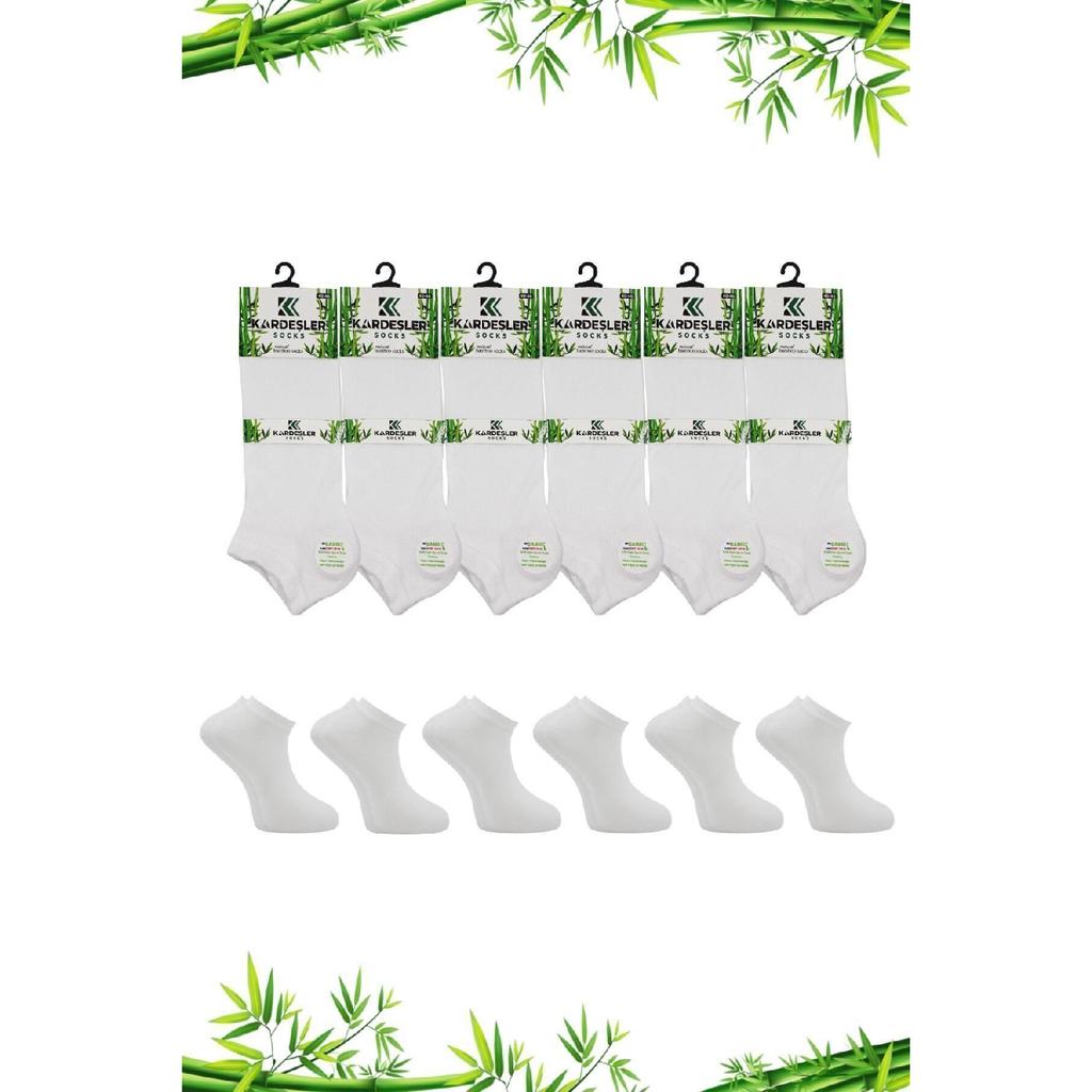 Bamboo Men's Booties Black Socks Seamless Pack Of 6