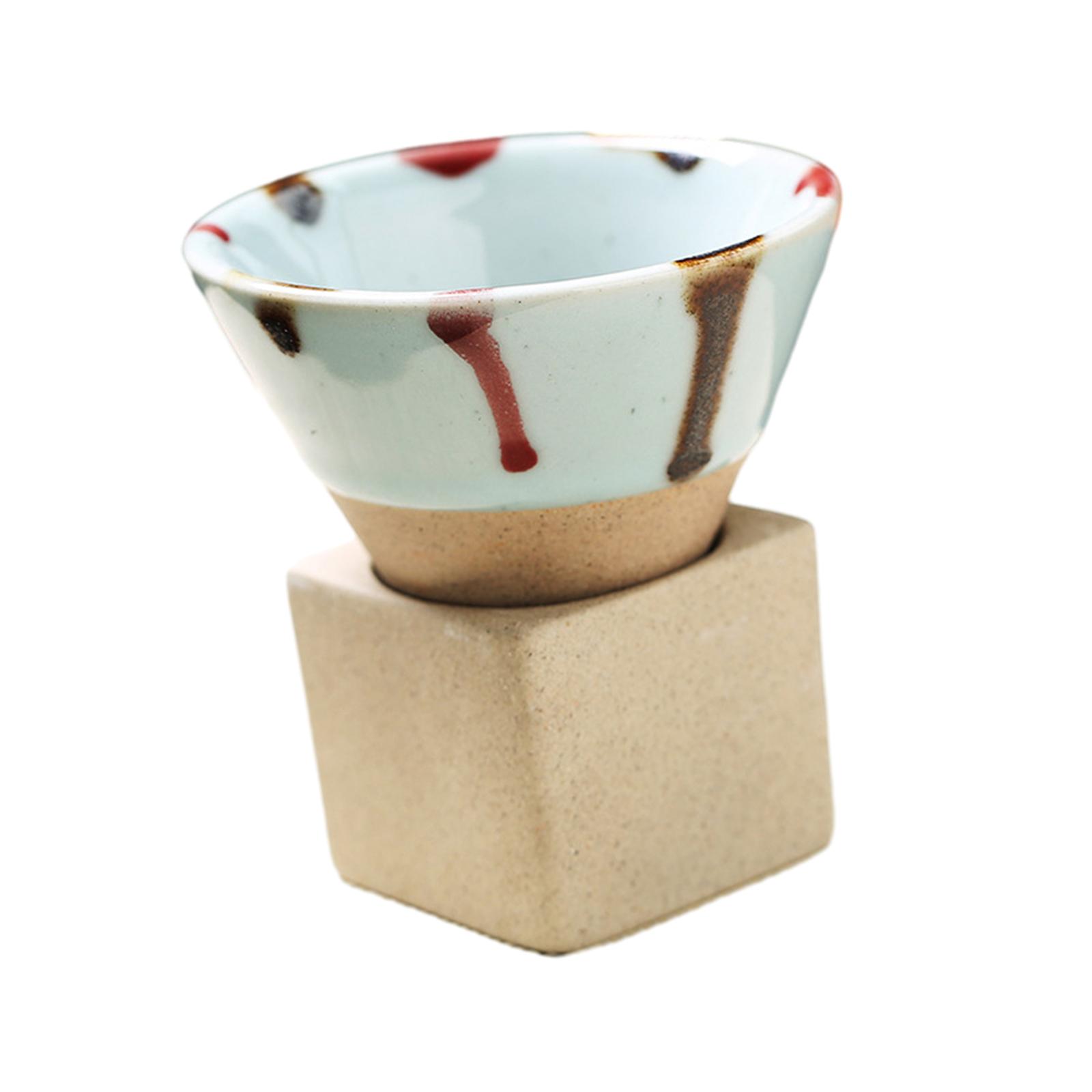 

100ml Pottery Tea Cup Novelty Chinese Tea Cup for Office Collectible Camping світло-зелений колір