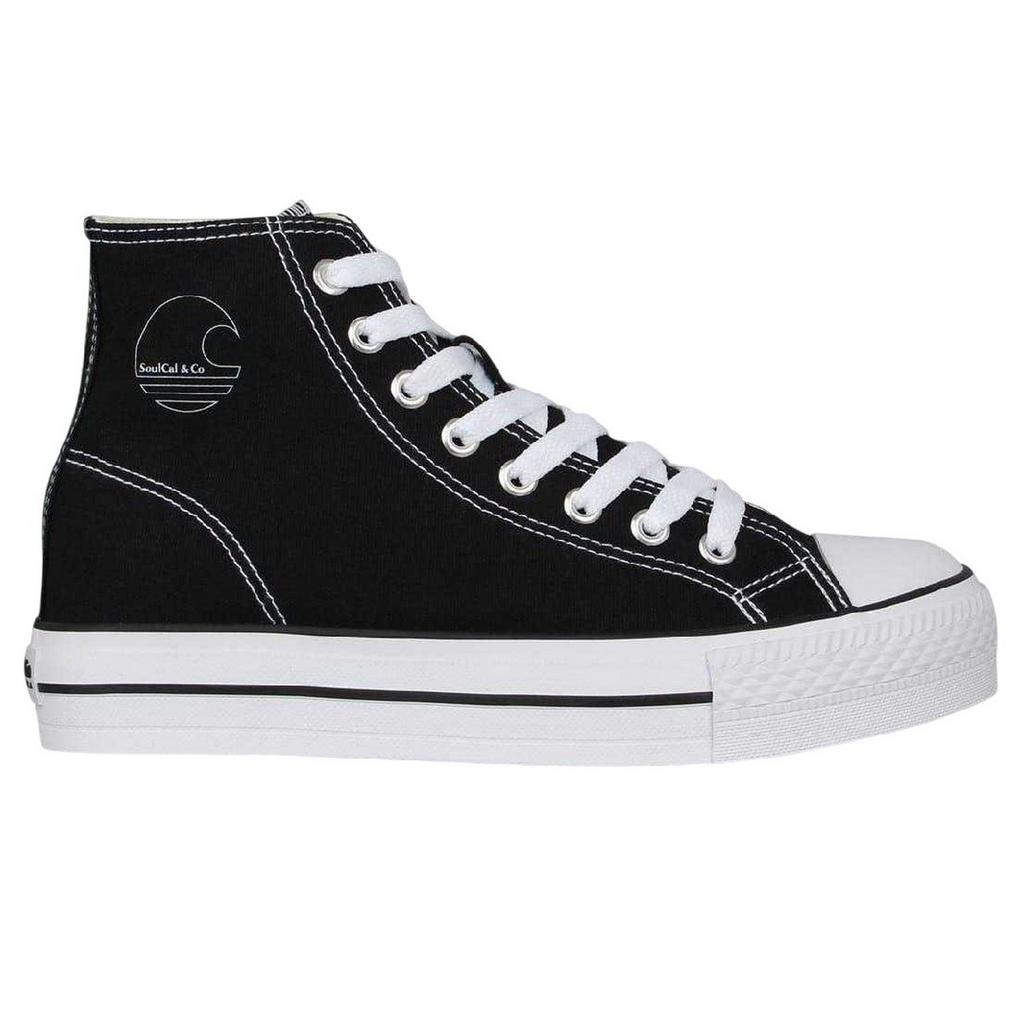 SoulCal Womens/Ladies Canvas High-top Platform High Top Trainers