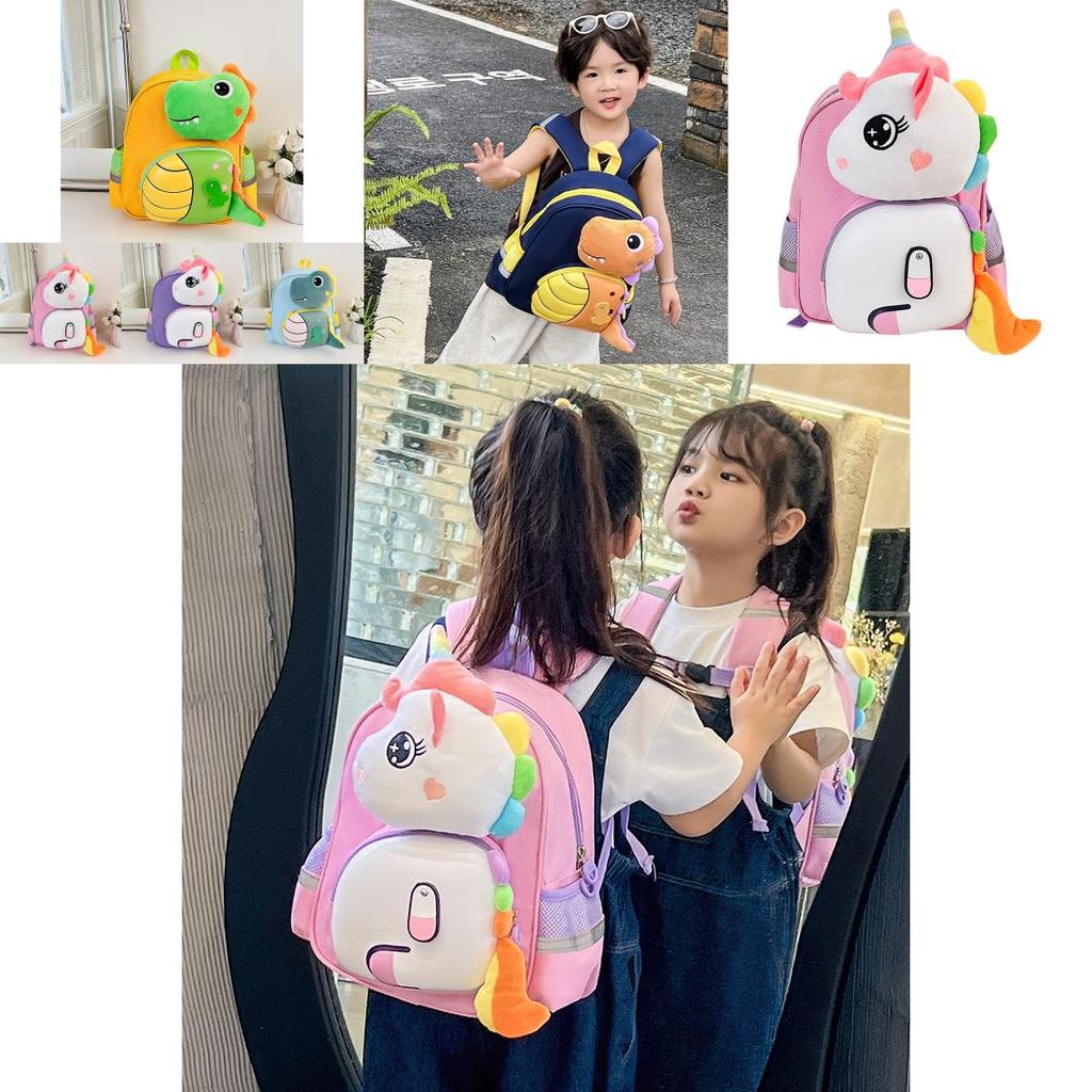 Cute Cartoon Toddler Backpack For Boys And Girls Ages 2-5 Dinosaur Theme