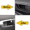 Carbon Fiber Inner Door Handle Bowl Cover trim 4* for HYUNDAI Sonata -