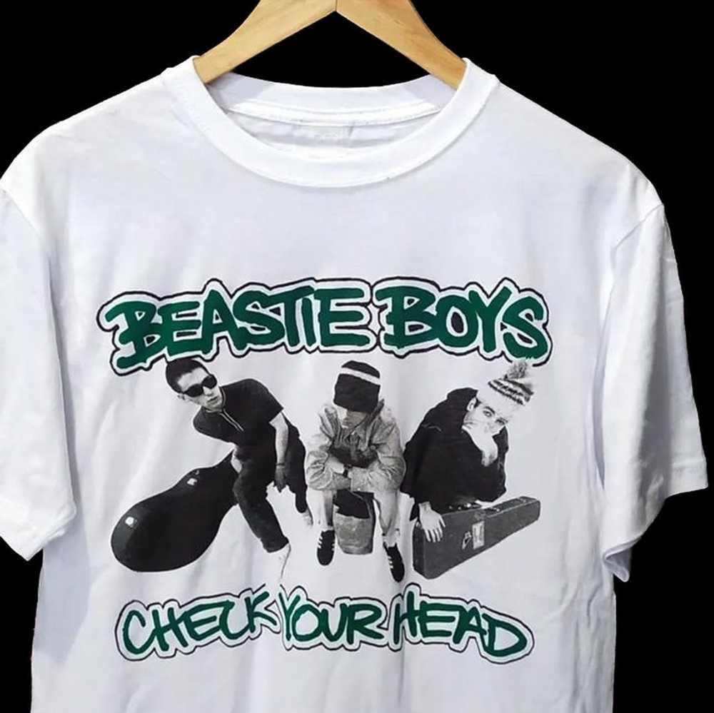 Check Your Head Beastie Boys White T-Shirt Cotton All Size JH371