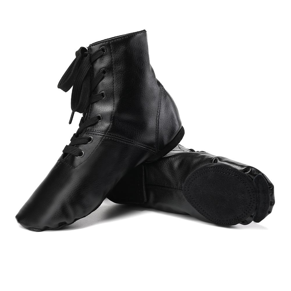 Scarpe Jazz Ballet Alte Scarpe Yoga Scarpe da Ginnastica Pelle PU Oro Argento Stivali da Ballo Donna Interno