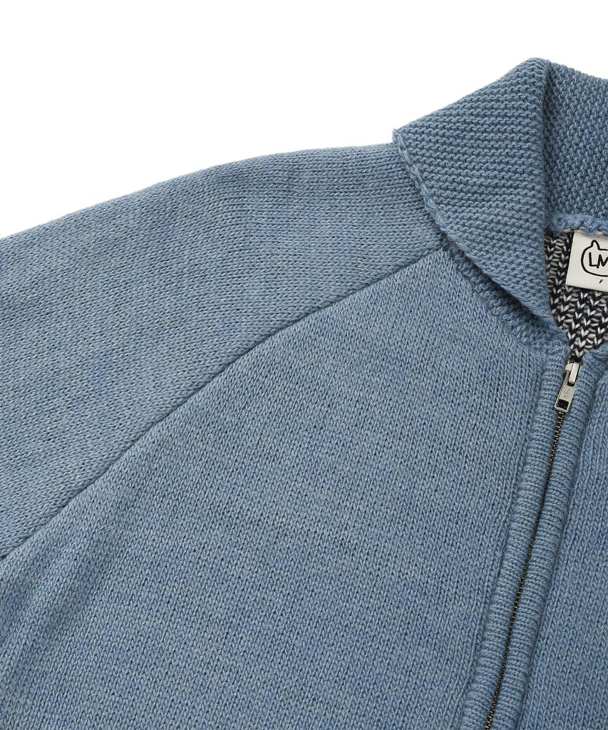 LMR Schanyon'S Wool Cowichan Knit Zip-Up Blue