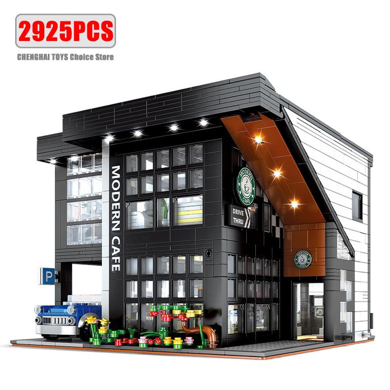 High-Quality 2926Pcs Urban area High-Quality Street High-Quality View High-Quality Building High-Quality Blocks High-Quality Modular Building design