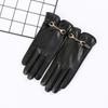Windproof Driving Gloves Waterproof Touch Screen Gloves Fashion PU Leather Gloves  Outdoor Sports