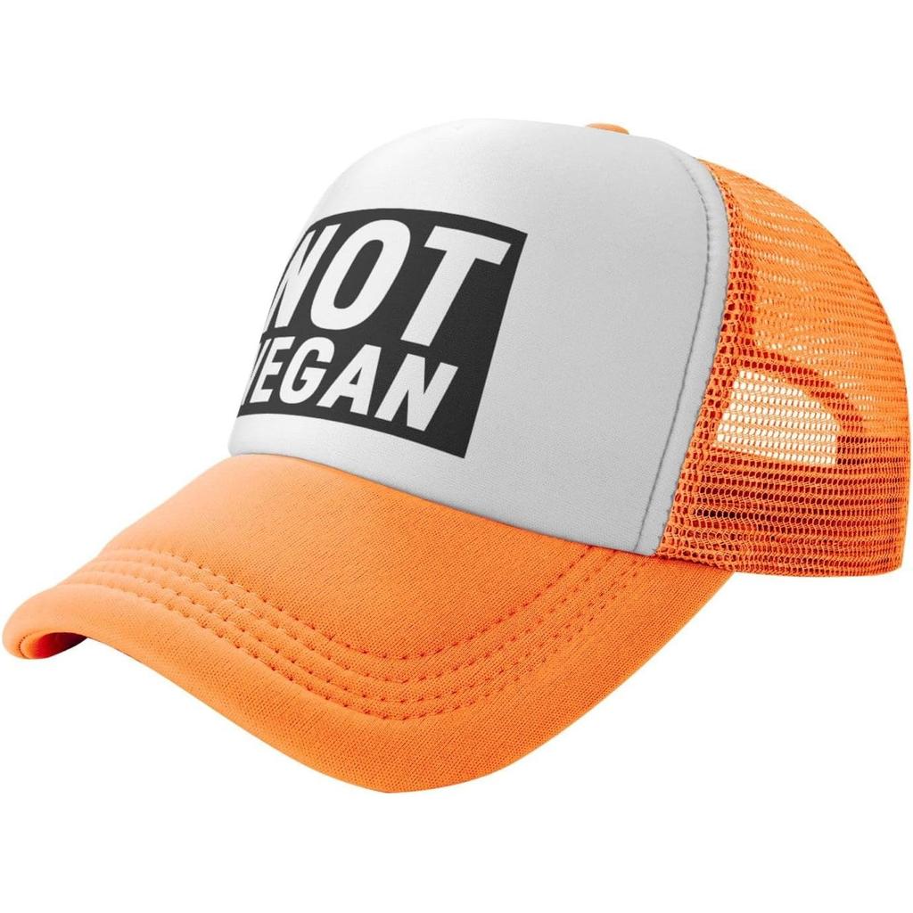 Not Vegan StateUnisext Trucker Hat Breathable Mesh Adjustable Unisex Casual Baseball Cap