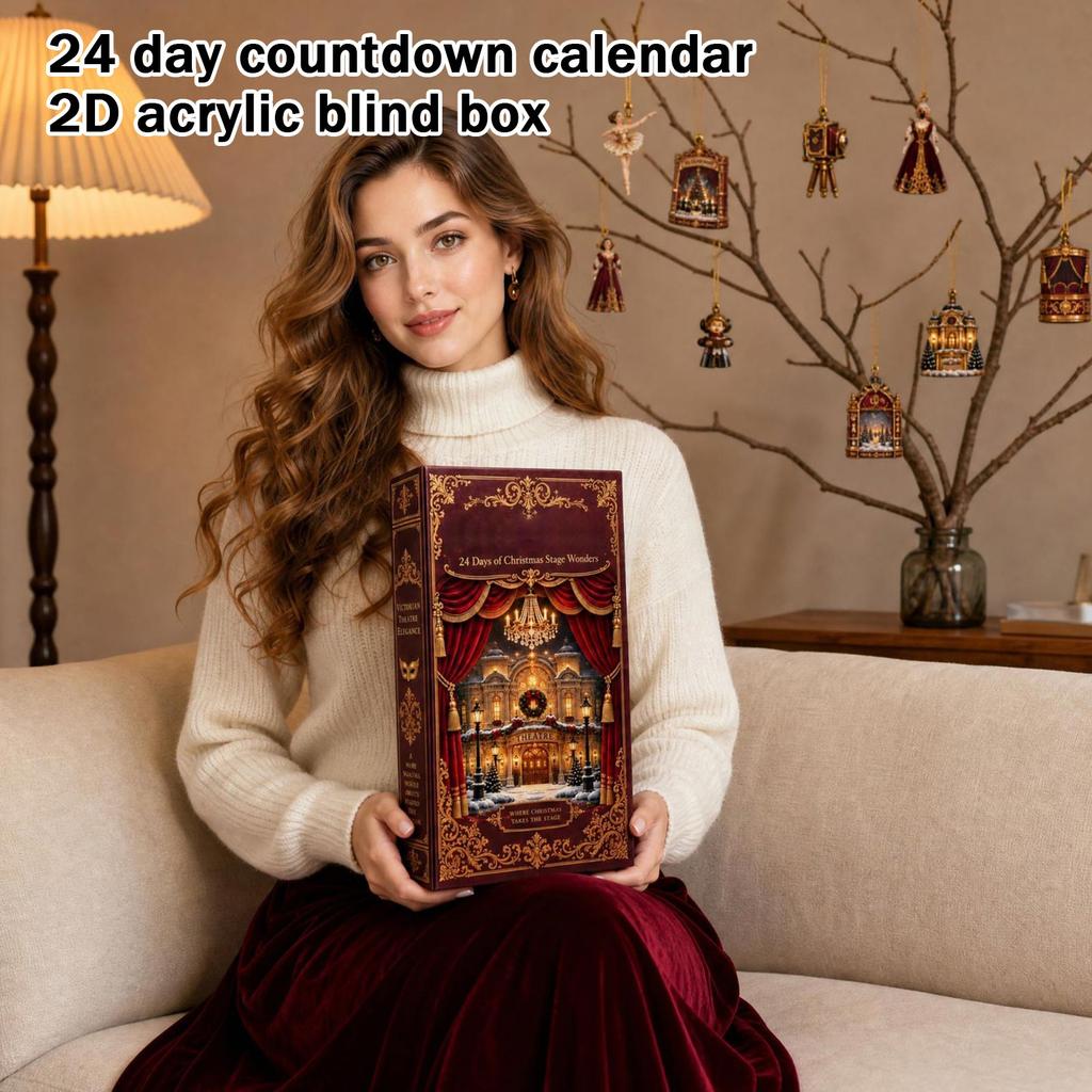 -Tage Countdown-Kalender mit 2D-Acryl für die tägliche Countdown-Anzeige