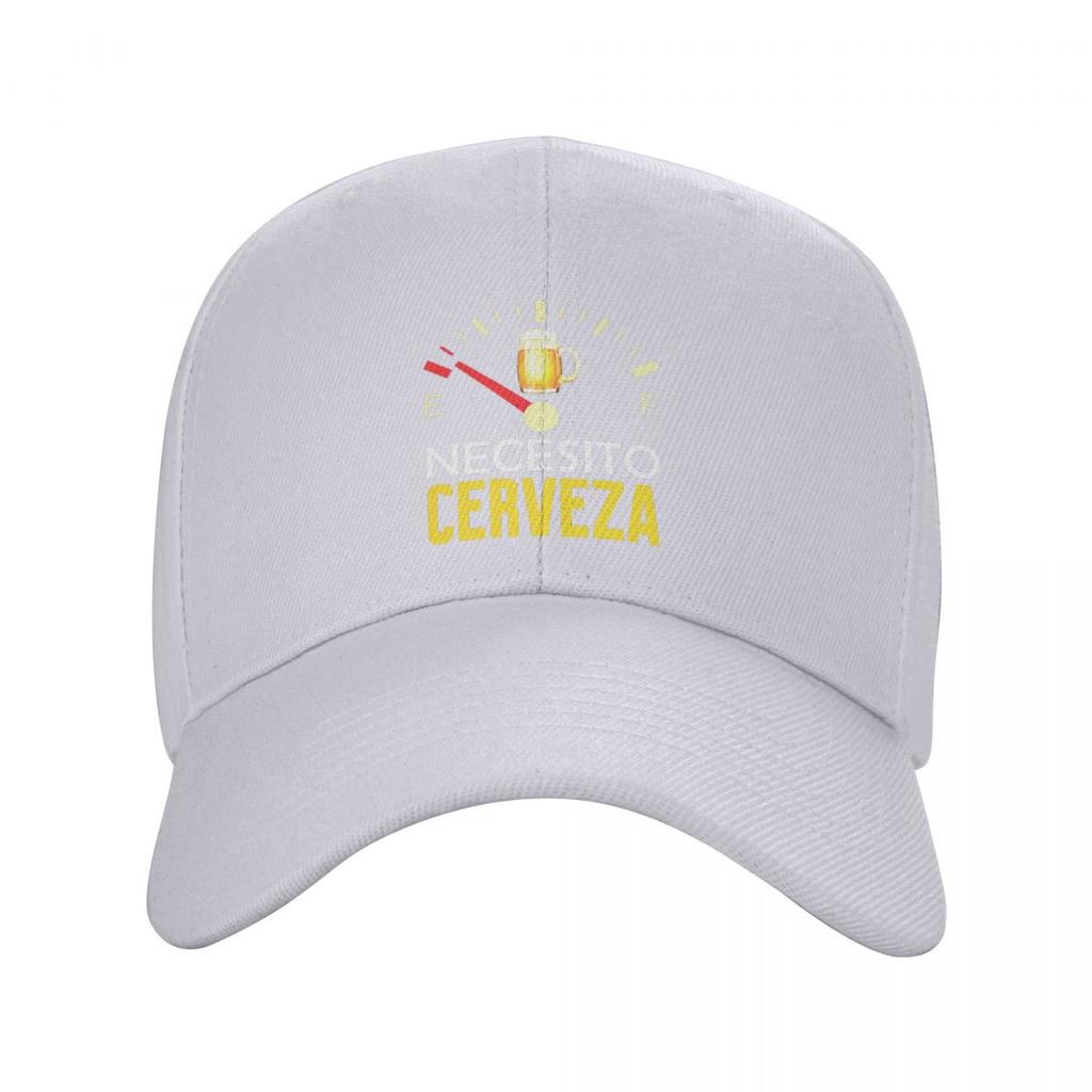Custom Classic Unisex Necesito Cerveza I Need Beer Baseball Cap Adult Adjustable Dad Hat Women Unisex Outdoor Snapback Caps