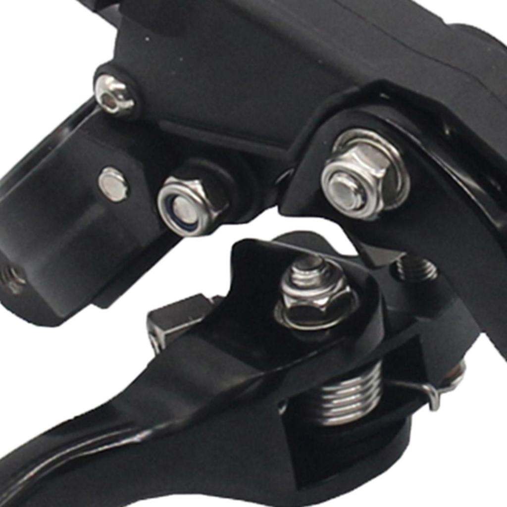 Clutch Brake Lever CNC Aluminum Alloy Left & Right Set Fit for 22mm 7/8 Inch Handlebar Bike - Black