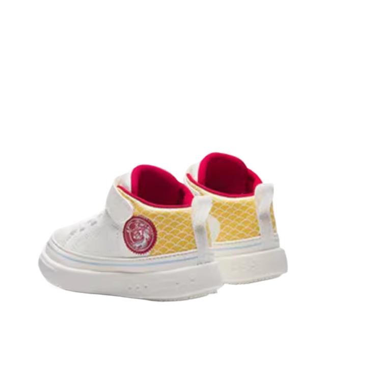 Anta Kids Synthetic Leather Comfortable Fashion Versatile Non-Slip Wear-Resistant Mid-Top Walking Shoes Baby Shoes 312510030-4