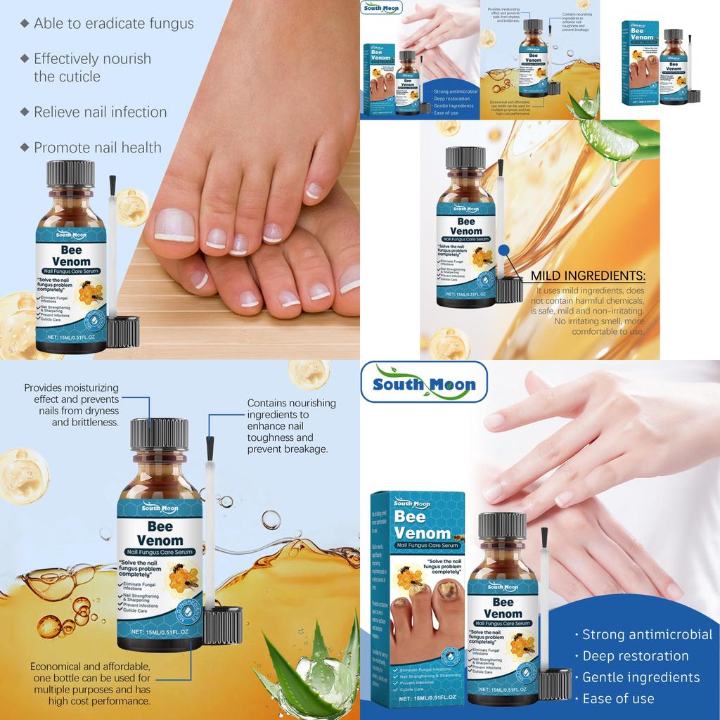 Premium South Moon Nail Care Essence Liquid For Fresh Clean Nails And Hydrated Cuticles