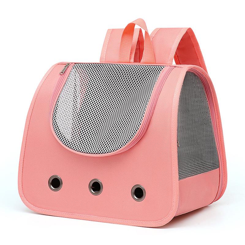 Pet Foldable Breathable Pet Bag Portable Cat Dog Breathable Cats Car Backpack Cat Backpack Carrier (as the picture,one size)