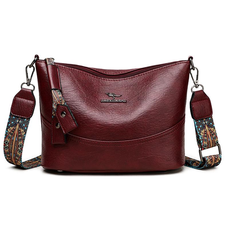 Versatile High-End Retro Crossbody Bucket Bag