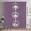 Anti-mosquito Curtains for Living Room Chi-bi Maruko Halloween Decoration Shades Blackout Curtain Home Interior Curtains Kitchen