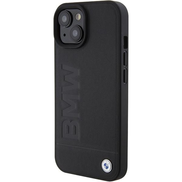 Etui Do iPhone 15 Plus BMW MagSafe Skórzane Czarne