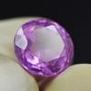 Natural Pink Sapphire Loose Gemstone Round Cut 6.15 ct September Birthstone for Gem Collections