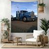 Kw Heavy Trucks Wall Decor Tapestry Art For Pet Memorial Birthdaywedding Party Backdrop Family Gift