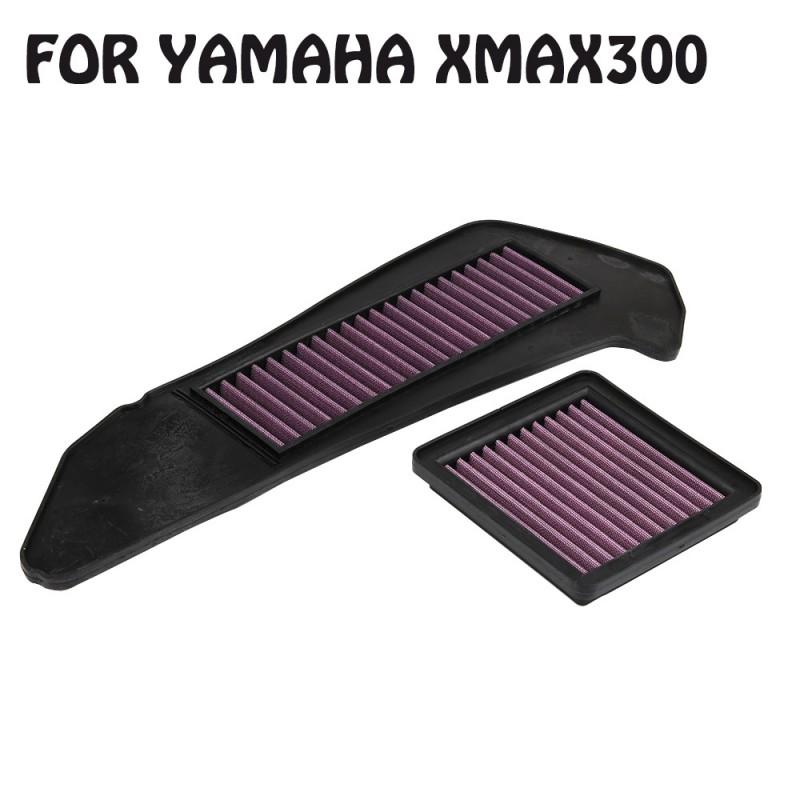 Reusable Air Filter Yamaha XMAX 250 300 2017-2023 Scooter Engine Intake Cleanable Foam Element