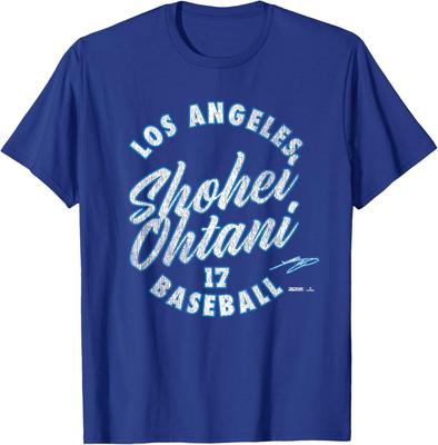 Shohei Ohtani Los Angeles Baseball Vintage Cursive MLBPA T-Shirt