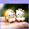 10 Stück Kreatives Tierdesign Hello Kitty Stiftkappen-Set Für Büro- und Schulgebrauch
