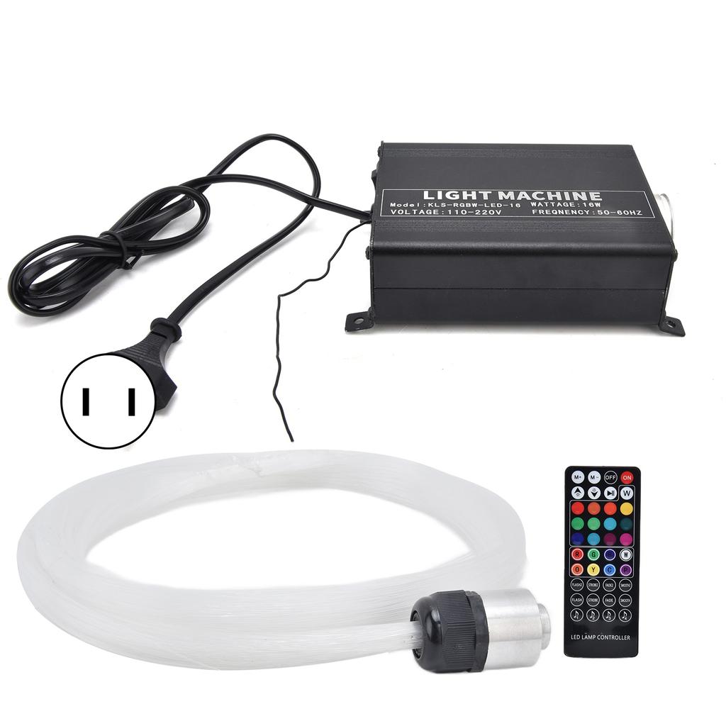 RGBW Fiber Optic Light with 40 Key Remote Control Star Ceiling Lamp Kit for KTV Bar Interior