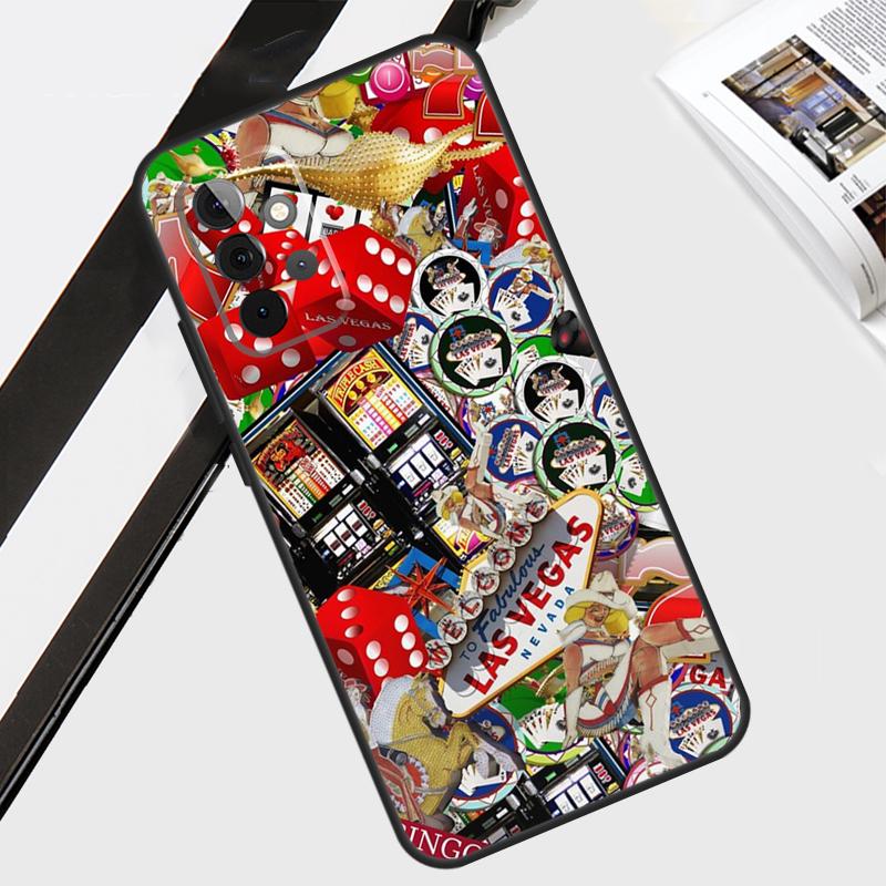 Las Vegas Casino Poker Case For Samsung Galaxy A55 A35 A15 A56 A36 A26 A16 A06 A54 A34 A14 A12 A22 A32 A52 A13 A53