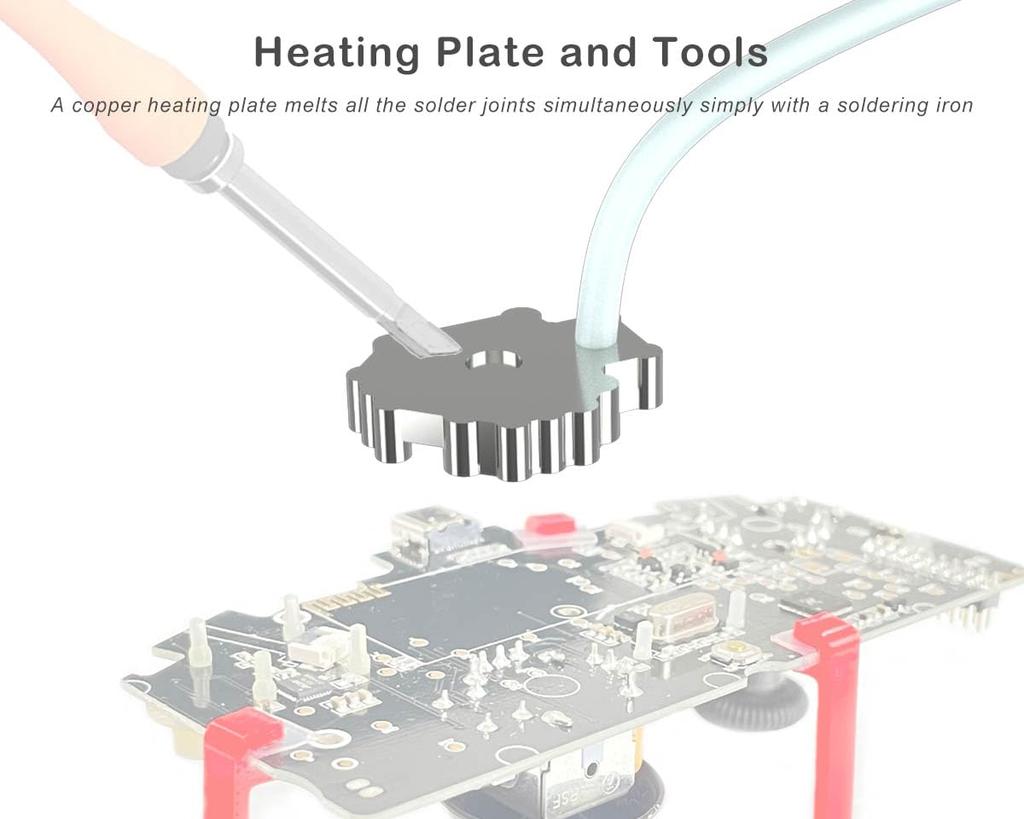 ElecGear TMR Joystick Replacement for Xbox Series Electromagnetic Control TMR Joystick Control Stick Desoldering Heating Plate Repair Tool 2-Piece S/X