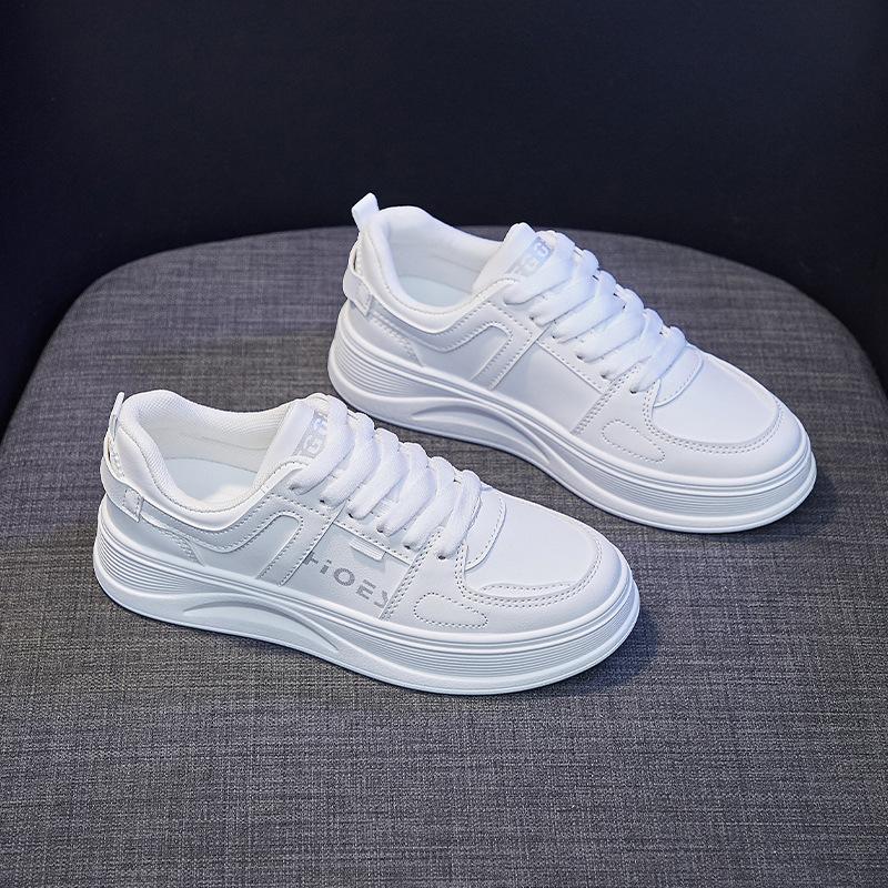 2021 Fall White Shoes Women's Sneakers Trend Running Shoes Fitness Sports Shoes