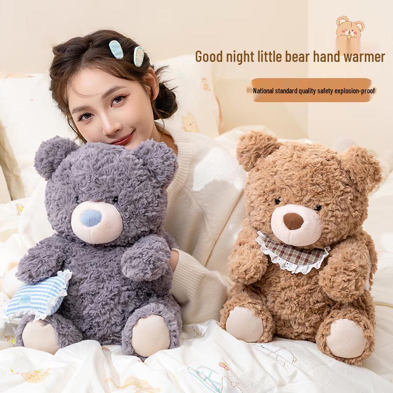 

Cute Bear Electric Hot Water Bottle Hand Warmer