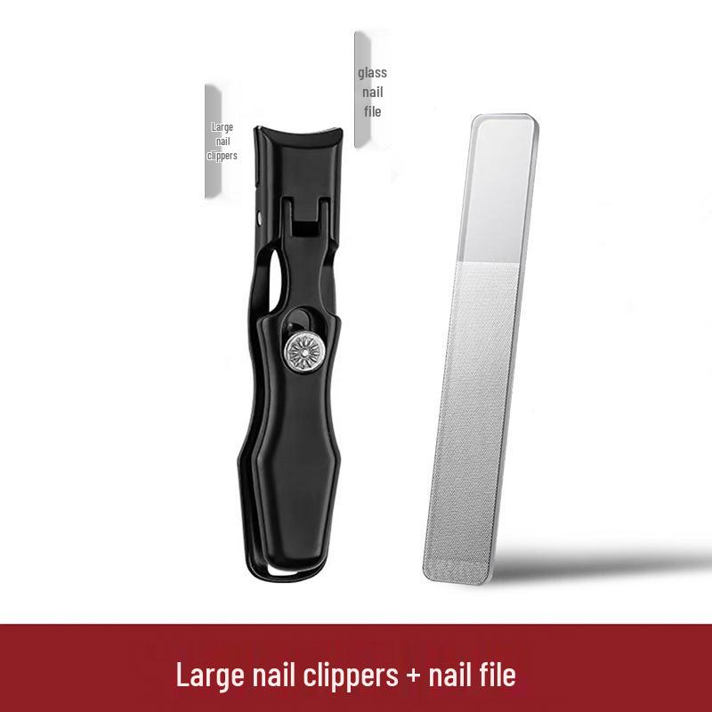 German Stainless Steel Slant-Mouth Nail Clippers & Scissors Set