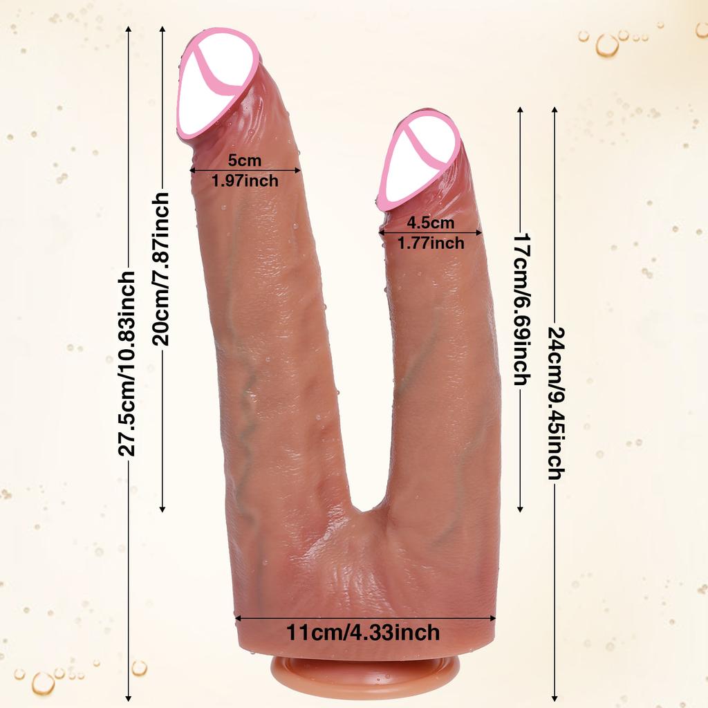 Double Headed Dildo Dick Big Anal Butt Plug Sex Machine Male Cock Penis for women man couples Huge Dildos Adult Female Sex Toys