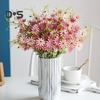 2 Pcs Simulated Flowers Bunch Artificial Daisies with Flexible Stem Weatherproof Fake Flowers for Vase Garden Home Decor Spring Summer Decoration