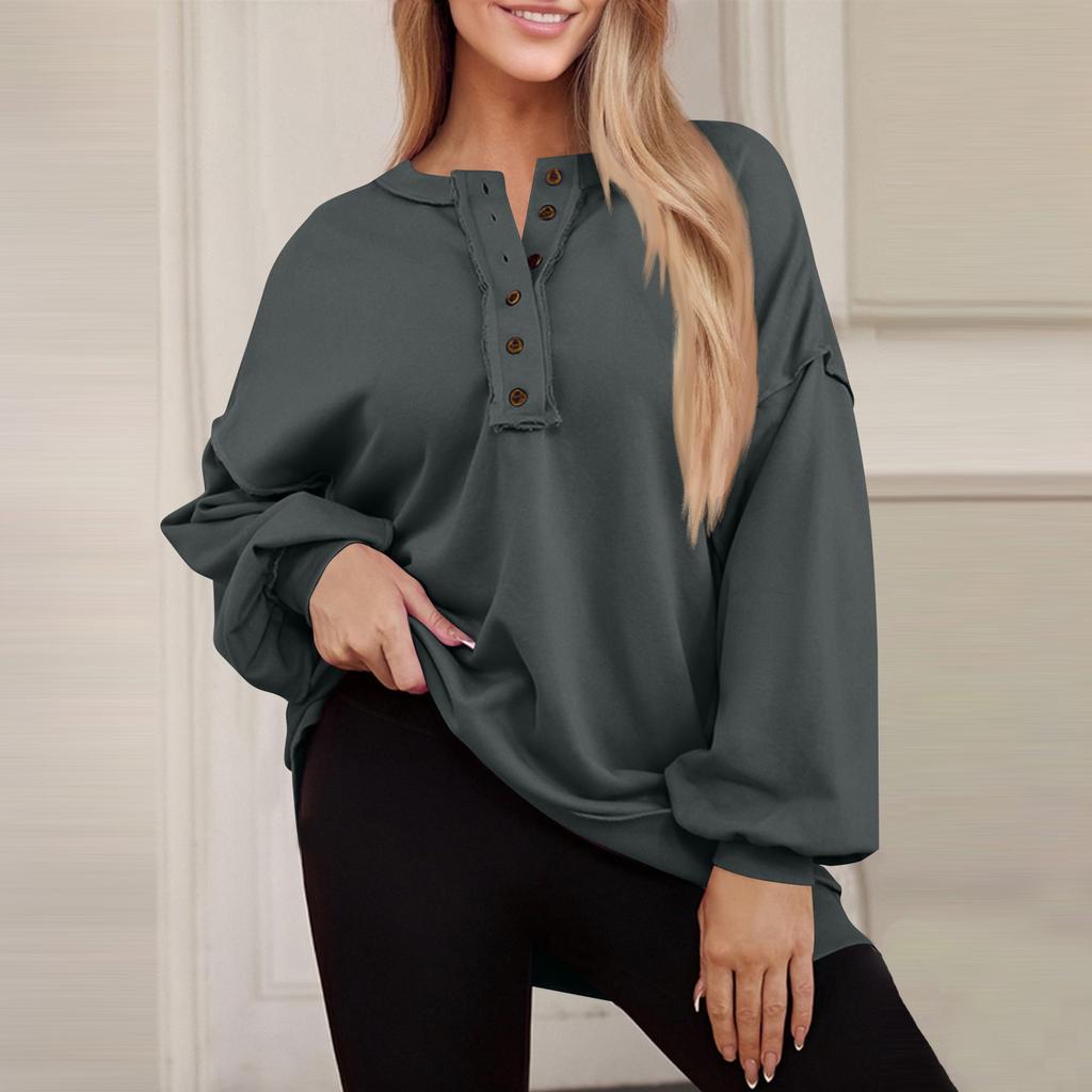 Women Tops Long Sleeve R-Neck Shirts Fall Fashion  Casual Business Tunic Blouses