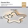 Modern Star LED Ceiling Lamp For Children Living Room Study Aisle Balcony Chandelier Indoor Home Decor Lighting Fixture Luster