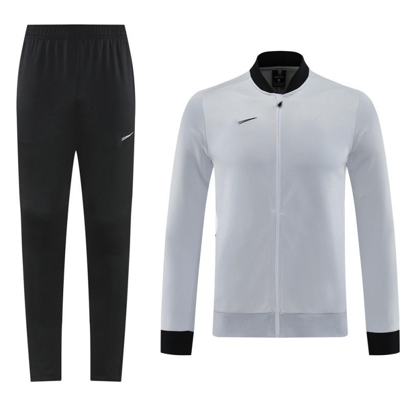 AJ Tracksuit Set Long Zip Football Training Suit No Team Men Women Sportswear