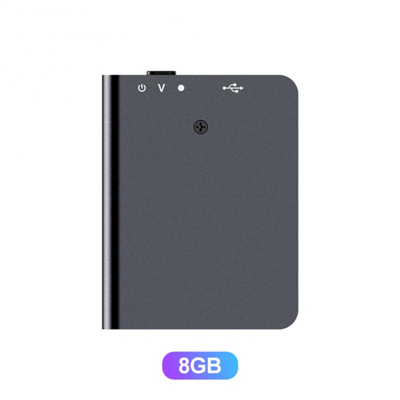 Ultra-Thin Professional Sound Digtal Recorder 32GB Portable Mini Voice Activated Dictaphone HD Noise Reduce Recording MP3 PlayerA