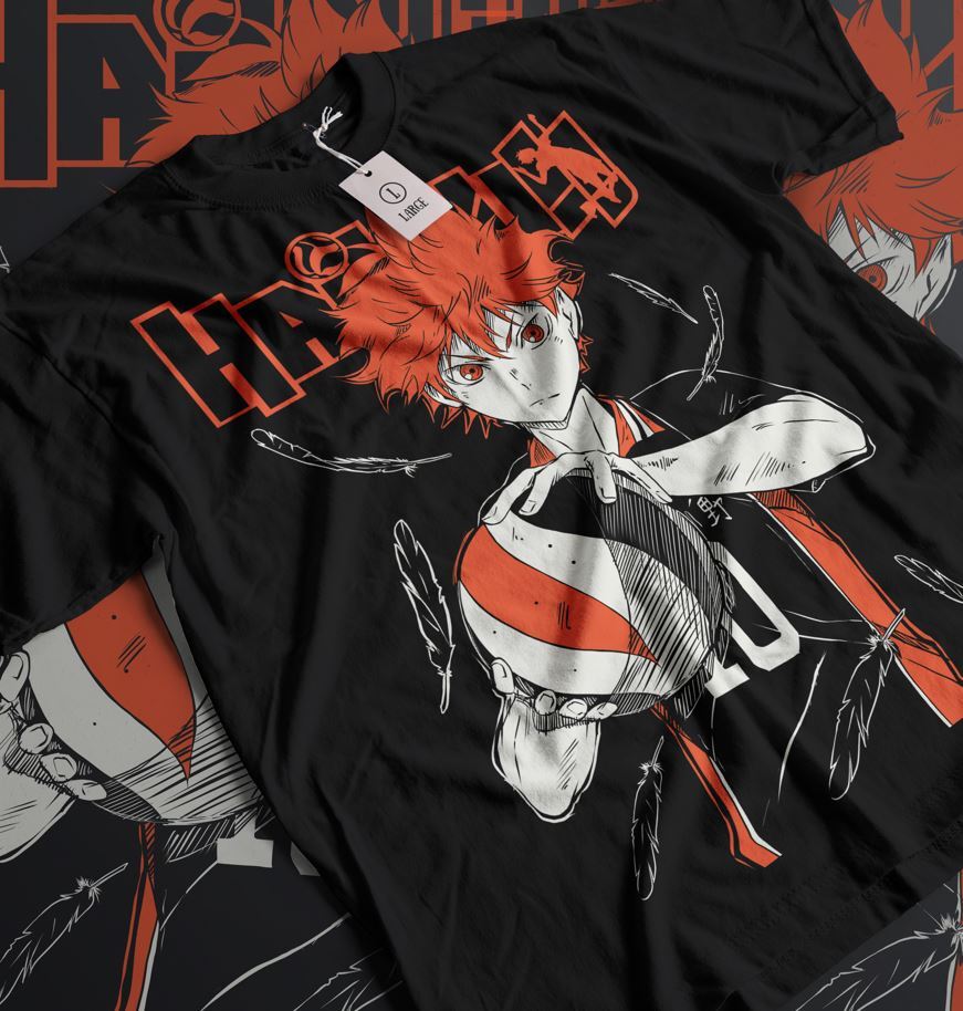 Hinata Shoyo Manga Strip Haikyuu Haikyu Anime Unisex Tshirt T-Shirt Tee ALL SIZE