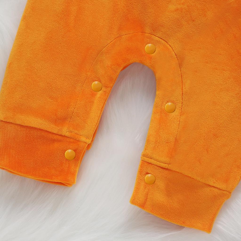 Halloween Baby Romper met Muts & Sokken 3-delige Set, Pasgeboren Baby Kostuum Jumpsuit Lange Mouw Met Capuchon Outfit