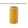6V LR14 C Dummy Battery C Size Battery Eliminators Cable Replace 4Pcs 1.5V C Batteries for LED Light Electronic Toy