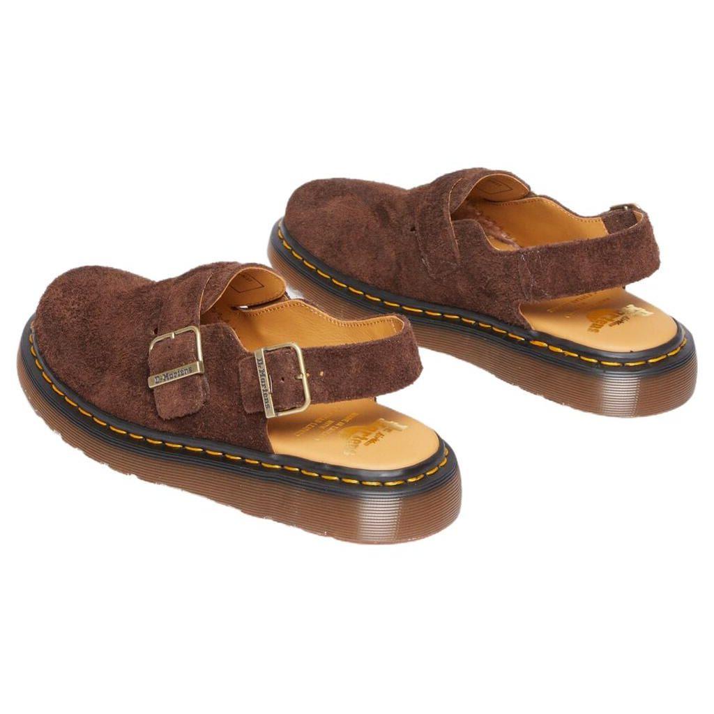 Dr. Martens Leather Fashion Comfortable Low-Top Casual Shoes Women sneaker Brown 30669201