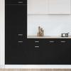 Hanging Cabinet with Shelf Black Oak Effect 50 x 46 x 81.5 cm
