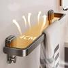 30cm 40cm 50cm Suction Cup Towel Bar Foldable Bathroom Towel Rack Easy Install for Tile Wall