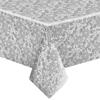 Silver Paper Tablecloth Flowers First Communion 120X180Cm