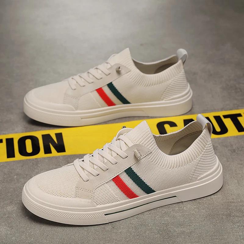 Fashion Sneakers for Men Luxury Light Mesh Breathable Outdoor Walking Loafers Male Flats Men‘s Casual Shoes Zapatos Para Hombres